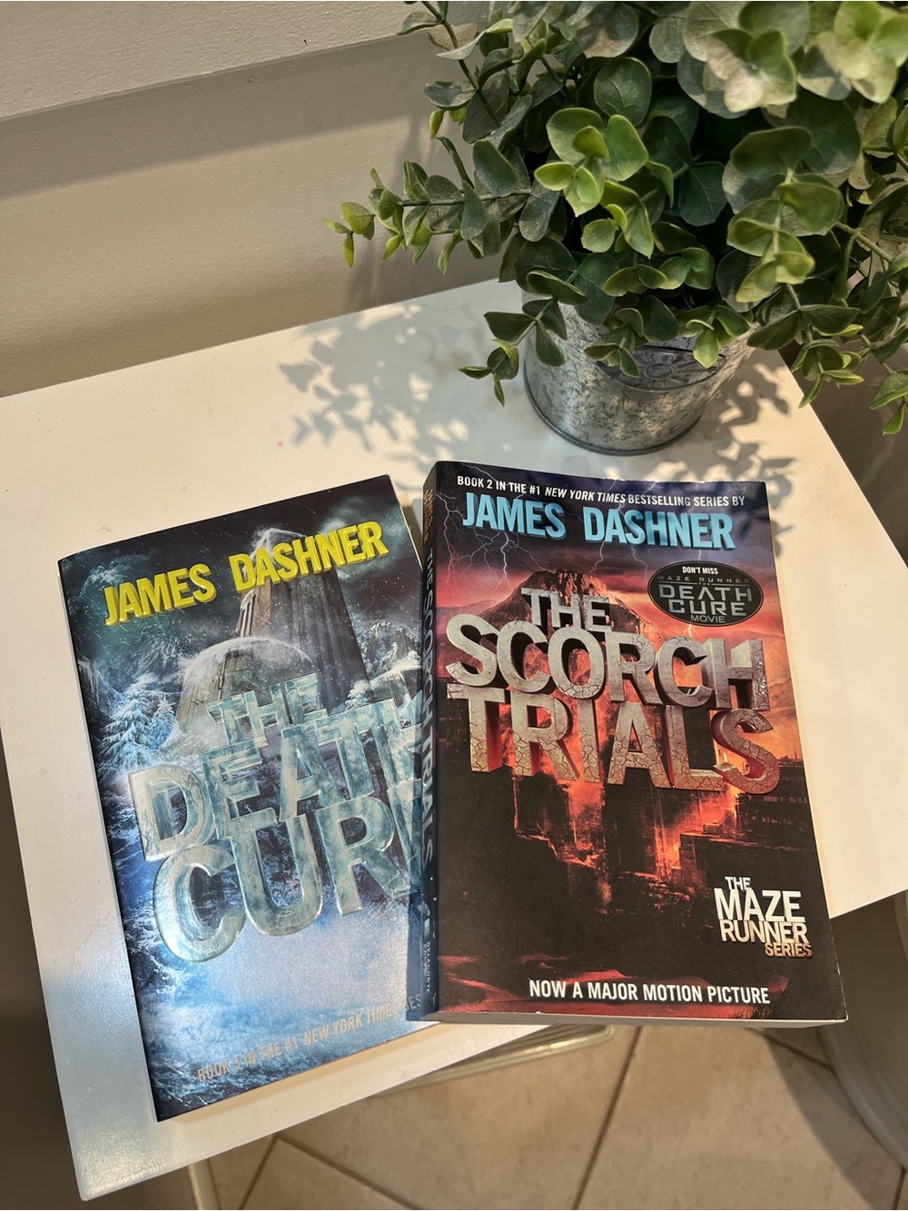 The Maze Runner Series books 2&3 - The Scorch Trials & The Death Cure